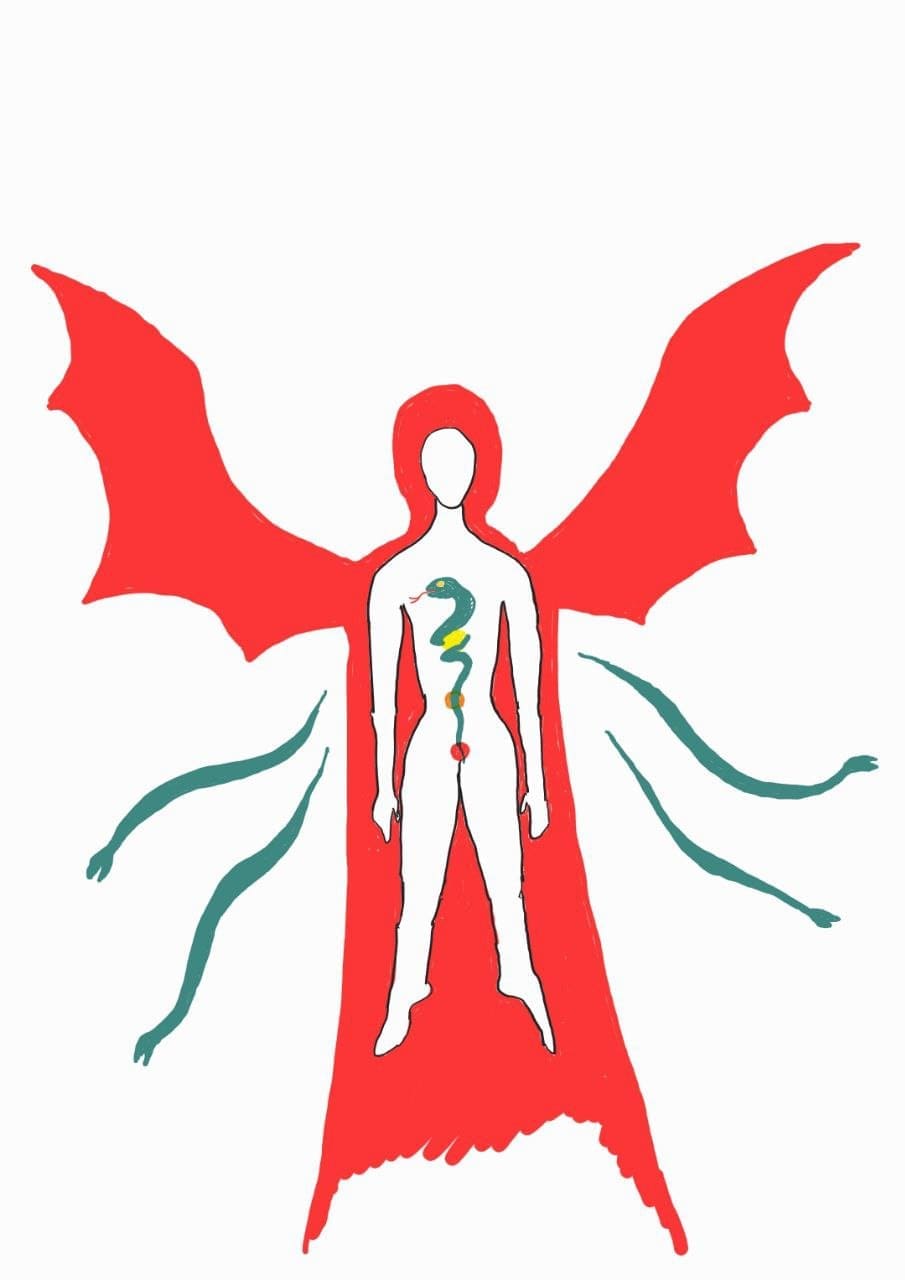 Древняя змея и падший архангел